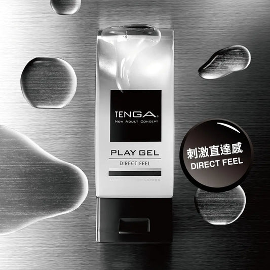 TENGA • ㊚ 【刺激黑】TENGA PLAY GEL DIRECT FEEL 水性潤滑劑 160ml |